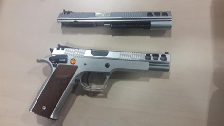 Vendo pistola Pardini GT 45 en 9mm parabellun y .45 ACP  en estado impecable.
También por separado 
2 10