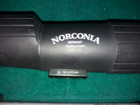 Vendo TELESCOPIO NORCONIA DE 18-36X50. Se vende por dejar el tiro.  Con trípode.  Muy cuidado, poco uso, 00