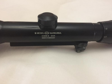 Vendo extraordinario visor Nickel Marburg 3-12x56. Estado de conservación perfecto. Se trata de un visor 01