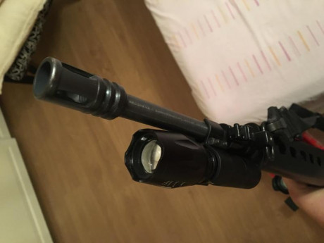 Buenas tardes,

Casi regalo carabina 22 lr Adler M16

Funciona perfectamente y perfecta estéticamente, 22