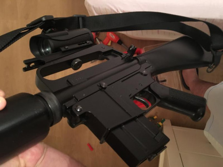 Buenas tardes,

Casi regalo carabina 22 lr Adler M16

Funciona perfectamente y perfecta estéticamente, 20