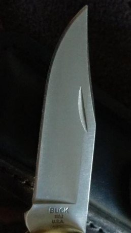 BUCK 112, hoja Clip Point, Ac. 420
Sin uso, afilado de fabrica
Precio: 65 + envío 10