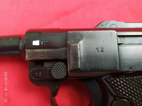 Muy buenas.
Vendo Luger "viuda negra", en libro, activa.
Estas Luger de final de producción 50