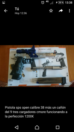 Vendo las siguientes armas:
--Star calibre 9l de las primeras unidades fabricadas para la guardia civil 02