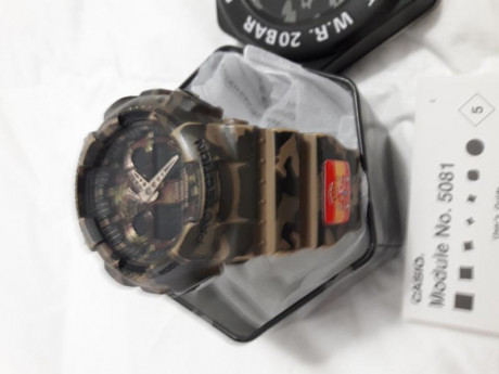 A la venta relog casio G-SHOCK mimetizado ni que decir que es auténtico.. no copia..valor en tienda 140 02