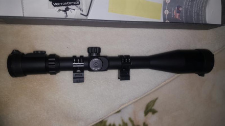 Hola, pongo a la venta visor Vector Optics 12-60x60
 no esta casi usado 1 dia. Muy buena claridad. torretas 160