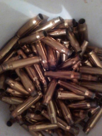 Vendo 189 vainas Hornady/ Hornady Match, calibre 308 Winchester ,con un solo tiro pido 0,30 la unidad 00