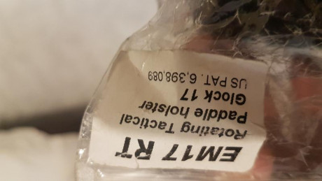 Hola,  vendo funda marca Fobus, para Glock 17 con linterna,  sirve para todo tipo de linterna o accesorios 01