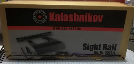 RAIL GERMAN SPORT GUNS PARA KALASHNIKOV PRACTICAMENTE NUEVO 20€ 00