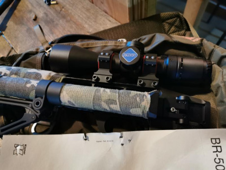 Bueno, para animar el foro un poco, propongo colgar fotos de dianas y arma usada para ello, pudiendo ser 20