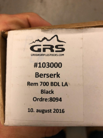 Hola.Un amigo quiere vender está culata GRS que nunca ha sido usada.Valida para Remington 700 y Bergara 00