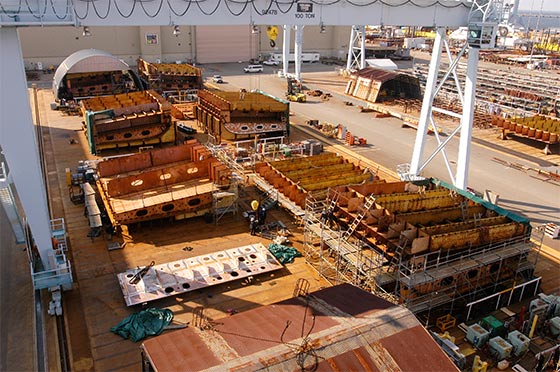 proyecto que corre a cargo de Northrop Grumman Shipbuilding. En teoría este nuevo portaaviones se empieza 110