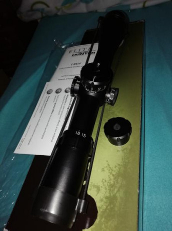 Bushnell elite tactical hunter Lrhs 4.5 18x 44 retícula 1 grado focal modelo G2M. Tubo de 30mm nuevo a 00