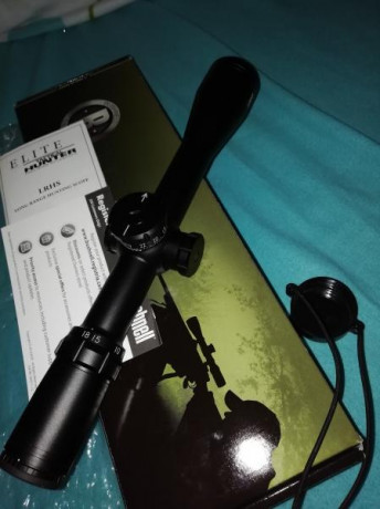 Bushnell elite tactical hunter Lrhs 4.5 18x 44 retícula 1 grado focal modelo G2M. Tubo de 30mm nuevo a 12