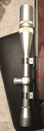 Buenos días:

VENDIDO visor Leupold BR36 Silver, tiene retículas Finecrosshair (Cruz), en fin, poco se 00