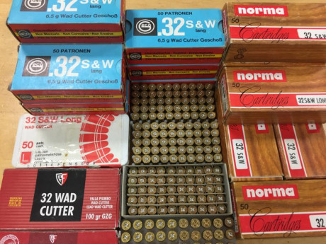 Vendo   VAINAS  Cal. .32 SW  con un solo uso, en sus cajas.  Son de buenas marcas y están perfectas para 00