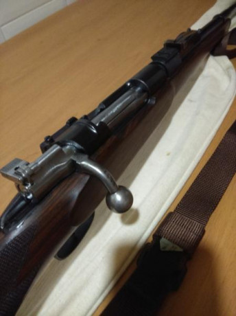 Vendo rifle Santa Bárbara calibre 7x57, de la fábrica de armas de Oviedo, año 1933. Modelo militar adaptado 02