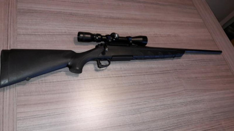 VENDIDO. 
SE PUEDE CERRAR ANUNCIO

Hola a todos.

Vendo rifle Remington 770 de cerrojo en calibre 308 01