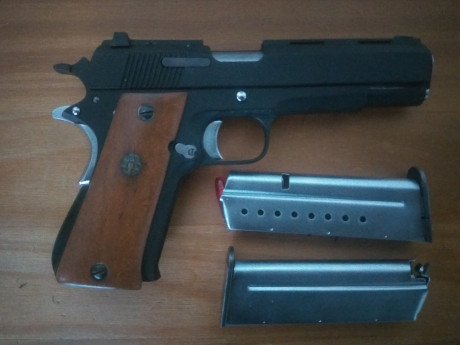 Hola,
pongo a la venta una pistola Llama modelo XI-B tipo 1911 calibre 9 mm Parab. 5" en un estado 00