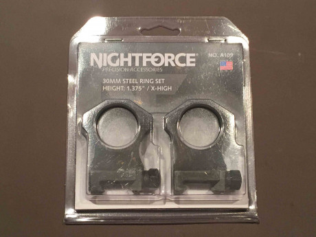 RETIRADAS DE LA VENTA¡¡¡
Oferta, anillas NIGHTFORCE, 30MM X-High, acero, las más robustas
Excelente pieza. 00