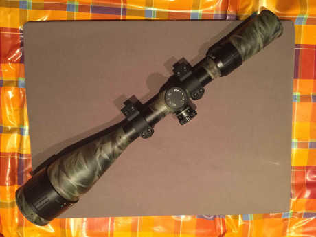 VENDIDO¡¡¡
, visor TASCO TARGET 10-40x50mm, camuflado. Incluye anillas de fijación para anclarlo a rifle 02