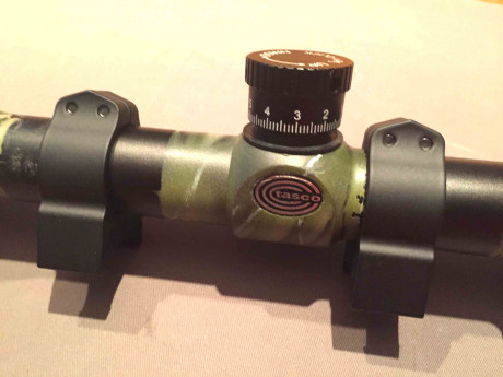 VENDIDO¡¡¡
, visor TASCO TARGET 10-40x50mm, camuflado. Incluye anillas de fijación para anclarlo a rifle 01