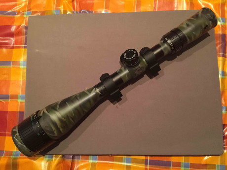 VENDIDO¡¡¡
, visor TASCO TARGET 10-40x50mm, camuflado. Incluye anillas de fijación para anclarlo a rifle 00