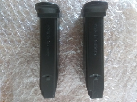 Hola
pongo a la venta dos cargadores originales de la pistiola HK USP COMPACT de 13 cartuchos
Como nuevos.
30€ 00