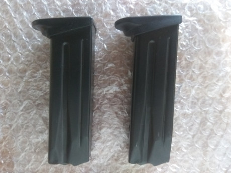 Hola
pongo a la venta dos cargadores originales de la pistiola HK USP COMPACT de 13 cartuchos
Como nuevos.
30€ 11