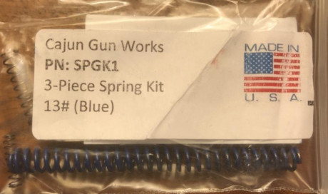 Vendo kit de muelles para CZ familia 75.

Producto: 3 Piece Spring Kit (3 muelles: martillo, aguja percutora 00