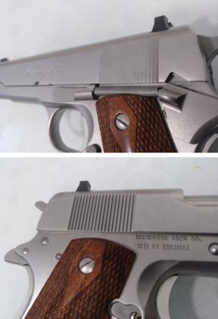 Vendo Remington R1 del 45 ACP
Guiada en F. Único propietario.
Perfecto estado, con marcas casi inapreciables.
Con 01