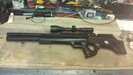 Buenos días compañeros, un buen amigo me ha pedido que anuncie en venta esta carabina ya que no dispone 01