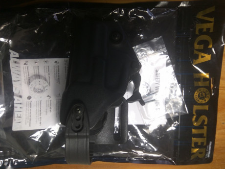 Pongo en venta funda táctica antihurto Vega Holster VKT8 en polímero termo moldeado para la pistola HK 00