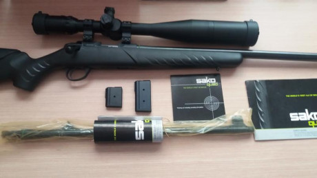 Vendo Sako Quad Heavy Barrel como nuevo, la carabina está impecable con muy pocos tiros, se vende con 02