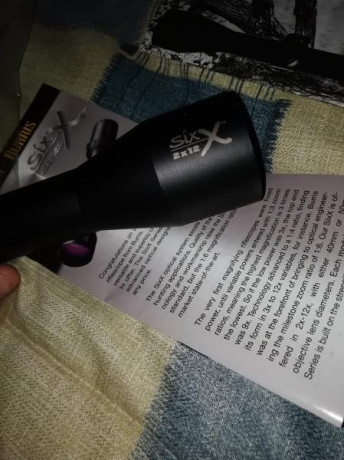 Visor multiproposito burris 2-12x40 tubo de 30 mm con retícula German 3p#4. Buen visor y muy nítido. No 02