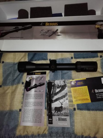 Visor multiproposito burris 2-12x40 tubo de 30 mm con retícula German 3p#4. Buen visor y muy nítido. No 10