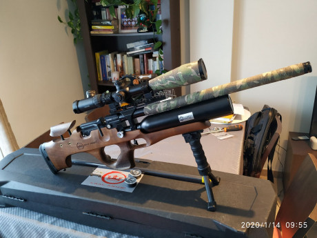 Buenas tardes Señores.
Pongo a la venta mi carabina KRAL NEMESIS en madera, CAL. 5.5 y 4.5.
La oferta 01