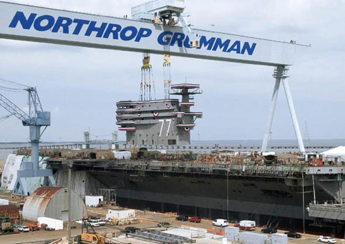 proyecto que corre a cargo de Northrop Grumman Shipbuilding. En teoría este nuevo portaaviones se empieza 140