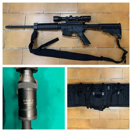 Hola a todos, pongo a la venta este SMITH & WESSON MP15 del calibre 300 Blackout + visor SWOROVSKI 00