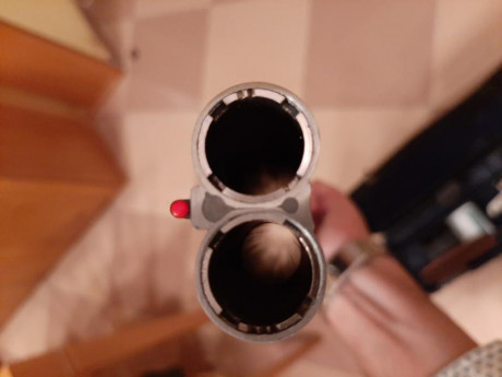Vendo escopeta paralela  calibre 20/76 marca Zabala Anthea casi sin uso , de hecho aún cuesta abrirla. 01