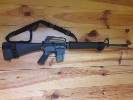 Vendo este AR15 en muy bien estado.


Es el modelo a2 y orginal de Colt, que Colt fabricaba en los años 02