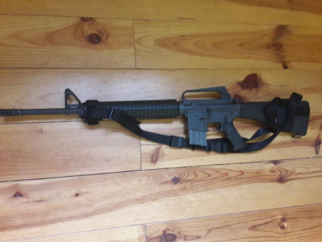 Vendo este AR15 en muy bien estado.


Es el modelo a2 y orginal de Colt, que Colt fabricaba en los años 01