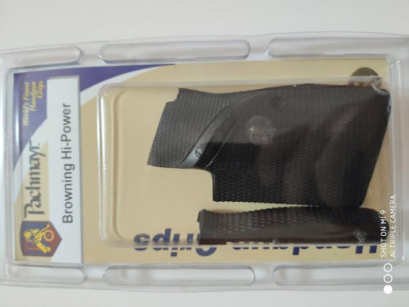 En venta cachas Browning Hi Power Pachmayr, nuevas a estrenar.
Precio: 40 euros envio incluido.
Interesados 01