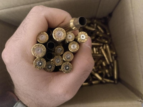 Buenos días, vendo 338 vainas del calibre 222 rem Mag marca Sako con un tiro, estan sin recalibrar/desempistonar 00