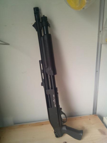 Culata plegable para escopeta táctica Stinger RXT 1206 Táctical Defender.
Se puede usar con la culata 00