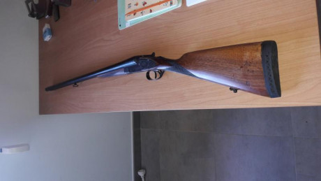 RETIRADA DE LA VENTA
SE PUEDE CERRAR EL ANUNCIO. GRACIAS

Vendo escopeta paralela marca Hijos de V. Aramberri, 02