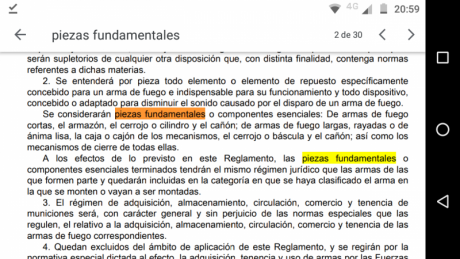 me gustaria pudieseis ayudar  sobre lo referente a las piezas fundamentales de un rifle, he leido en internet 10