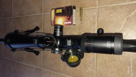  Vendo rifle savage de cerrojo calibre 6,5 x 284 con visor vortex de 24 aumentos con retícula NO ILUMINADA 02