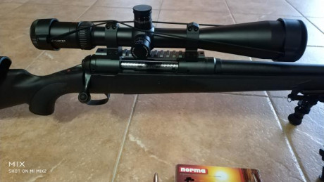  Vendo rifle savage de cerrojo calibre 6,5 x 284 con visor vortex de 24 aumentos con retícula NO ILUMINADA 11