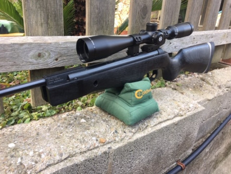 Este es el nuevo look que le he dado a esta carabina . Primero una foto de su estado original , seguido 12
